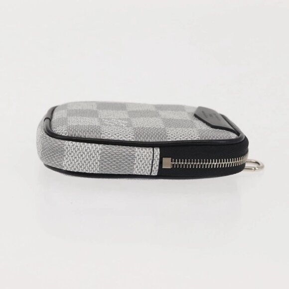 LOUIS VUITTON Damier Graffiti 3D Modular Pouch Gray N60447 LV Auth 143172 - Picture 4 of 14